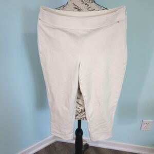 SoCa by St John white crop pull on pants 6